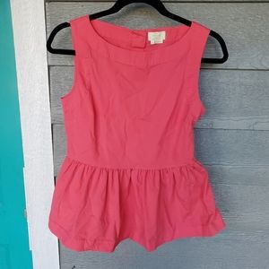 Kate Spade size 4 Pink Baby doll Blouse EUC